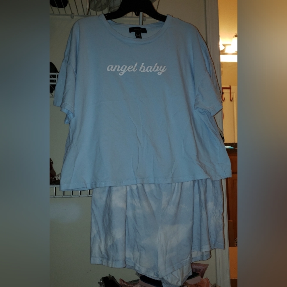 Plus Size Angel Baby PJ Set
